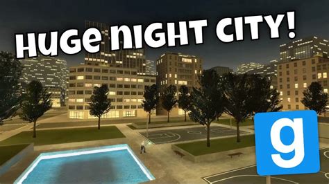 Garrys Mod Map Review Gmgoldencityv2 Night City Map Youtube