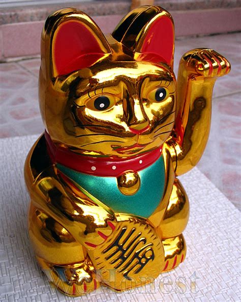 Well you're in luck, because here they come. 6 Inch Japanese Lucky Treasure-Beckoning Cat Waving Arm | eBay