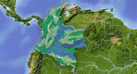 Hidrografía Geografía Historia De Colombia Colombia Info