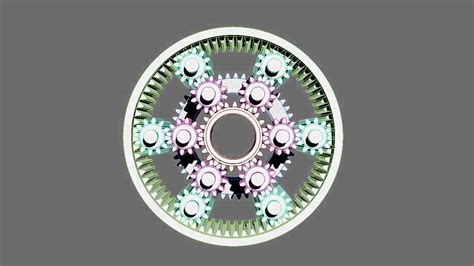 3ds Max Planetary Gear Animation Youtube