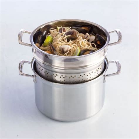 Of course, creuset refuses to exchange the pot. Le Creuset 3 Ply Stainless Steel Pasta Pot With Sieve ...
