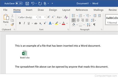 How To Insert A File Into A Microsoft Word Document