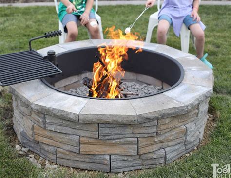 It looks similar to the cannon tower stage but the cannons are on the side instead of the center. DIY Backyard Fire Pit | Fire pit backyard, Backyard, Tool belt