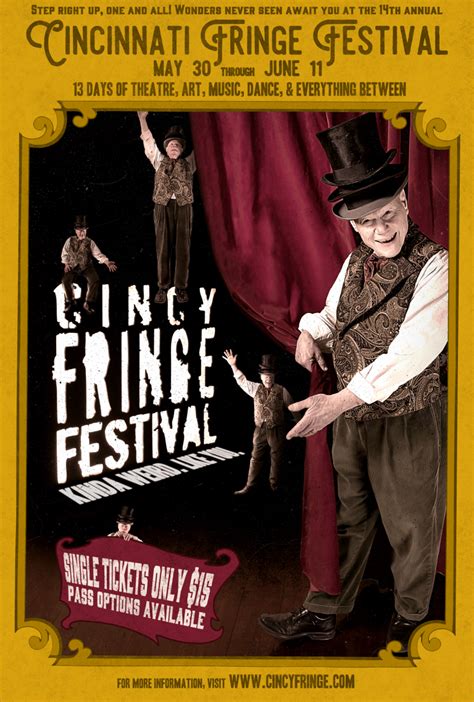 2017 Cincy Fringe Image Featuring Jim Tarbell Photo Credit Mikki Schaffner Design Credit