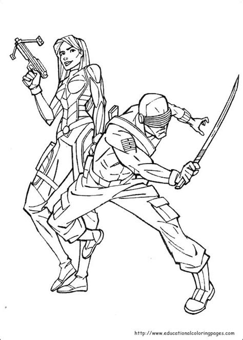 GI Joe Coloring Pages - Educational Fun Kids Coloring Pages and