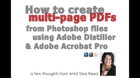 How To Create Multi Page Pdfs From Photoshop Using Adobe Distiller And