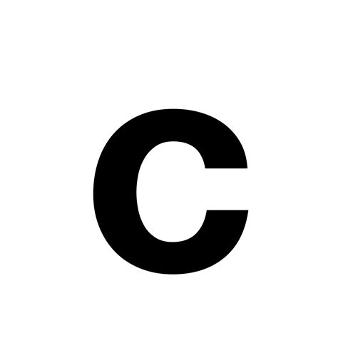 Letter C Png Transparent Image Download Size 4167x4167px