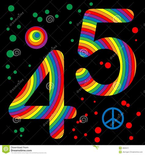 More than just an online integral solver. Funky Number Series: 4 & 5 Stock Image - Image: 4829411