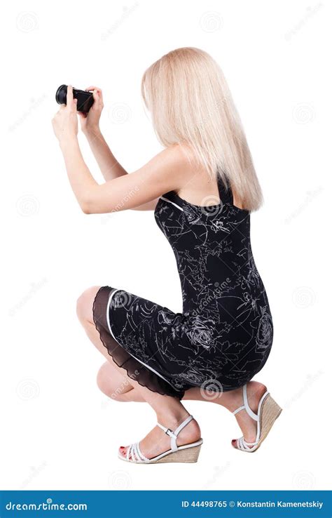 Girl Squatting Over Camera Telegraph