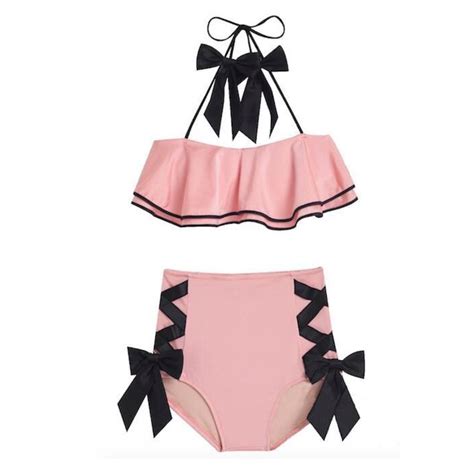 Seahop Two Piece Swimsuit Kawaii Swimsuit Bikini Koreanfashion Swimwear