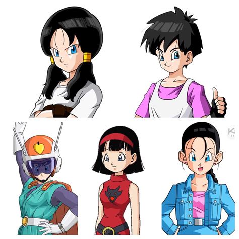 This short haircut is great on curly hair even without styling. Which Videl is Your Favorite? | Dragon Ball Z/GT/S Amino