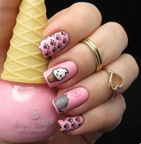 Cómo hacer una decoración de uñas muy fácil y bonita paso a paso. Diseños De Uñas Bonitas Para Niñas - Decoración De Uñas