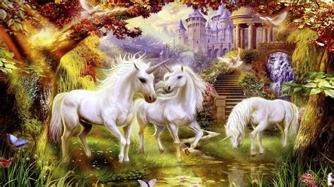 Mane Unicorn Fantasy Art Unicorns Mythical Creature Painting