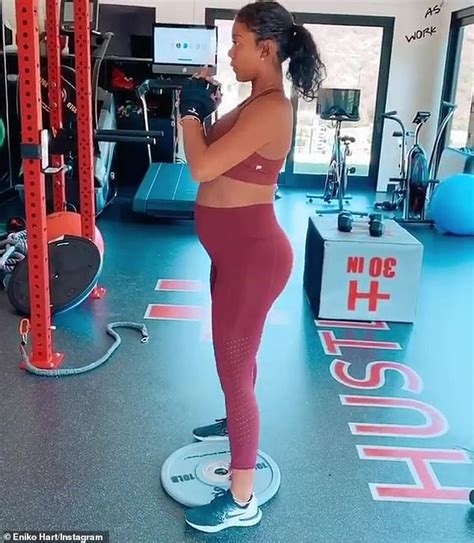 Kevin Hart S Wife Eniko Hart Shows Off Baby Bump In Underwear Daily