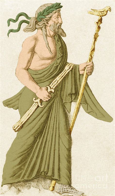 Jupiter Roman God By Photo Researchers