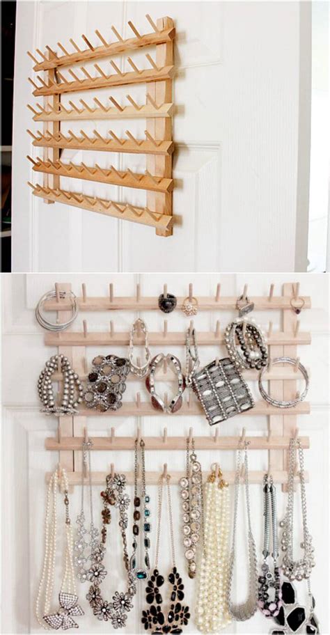 Bracelet Holders Diy Diy Jewelry Organizer Storage Ideas Artsy