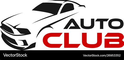 Auto Club Logo Royalty Free Vector Image Vectorstock