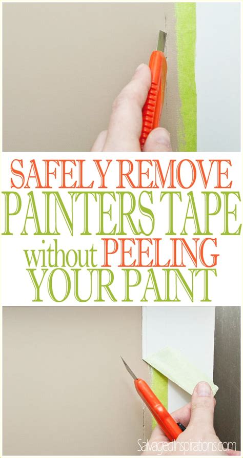 Quick Tip Tuesday ~ Safely Remove Painter Tape Without