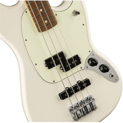 Fender Mustang Bass Pj Owt Pf Electric Bass Guitar