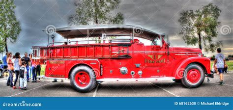 Vintage Fire Truck Editorial Image Image Of Ladder Truck 68162630