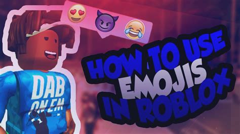 How To Use Emojis In Roblox Easy Tutorial Youtube