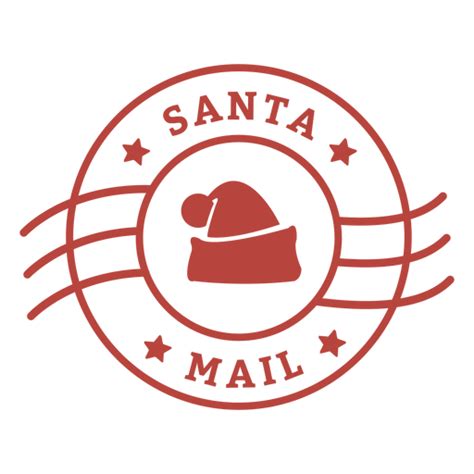 Christmas Santa Mail Lettering Png And Svg Design For T Shirts