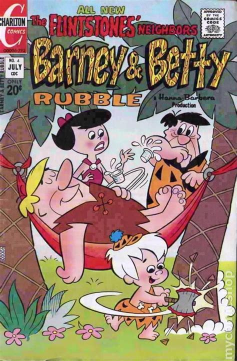 Barney And Betty Rubble 1973 4 Flintstones Old Comics Vintage Cartoon