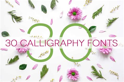 30 Beautiful Calligraphy Fonts Beautiful Script Fonts Graphicmule