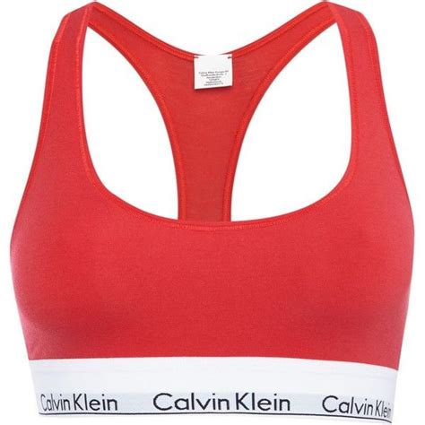 Calvin Klein Modern Cotton Bralette 115 Brl Liked On Polyvore