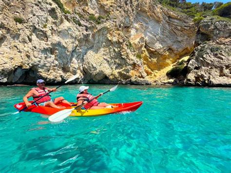 Jávea Excursión En Kayak Por Cala Portixol Con Cuevas Y Snorkel