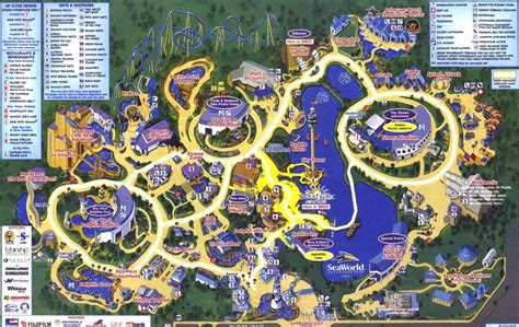 Universal Studios Theme Park Map