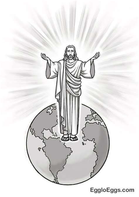 Coloring Page For Jesus Light Of The World Coloring Home