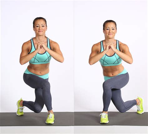Exercise 2 Alternating Curtsy Lunge The Fastest Way To Get A Butt