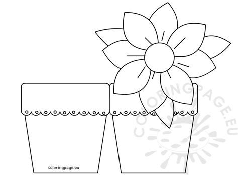 Mother's day card templates by canva. Mother's Day Large Flower Card - Coloring Page