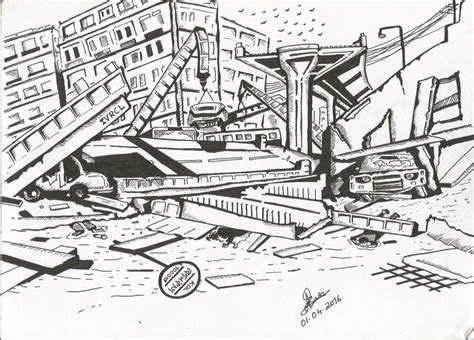 It's like the telephone game, but with drawing. Doodle on Kolkata Flyover Collapse, 2016 | Doodles ...