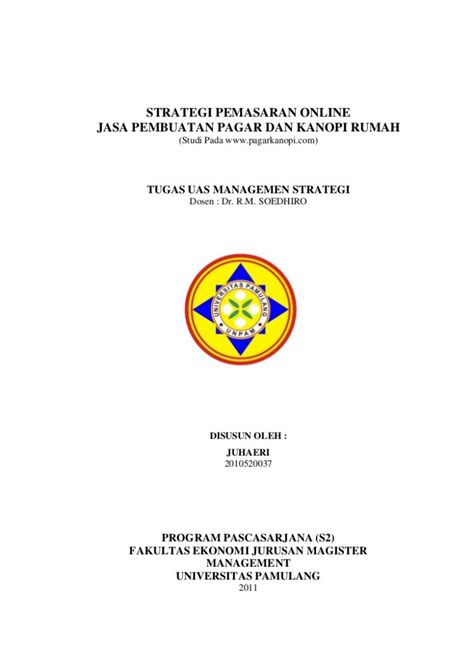 60+ Contoh Cover Makalah: Kuliah / SMA (BAIK, BENAR, MENARIK)