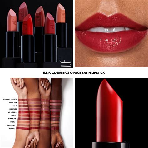Elf Cosmetics O Face Satin Lipstick Beautyvelle Makeup News