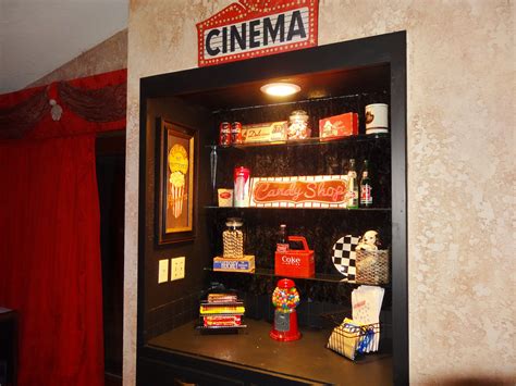 So you will want a snack bar to complete the home theater. snack bar, concession theater room, movie room | Home ...