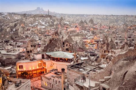 Goreme Town In Cappadocia Stock Photo Image Of Famous 103945318