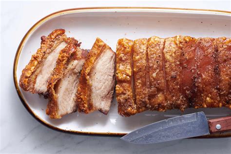 Oven Roasted Crispy Pork Belly Recipe