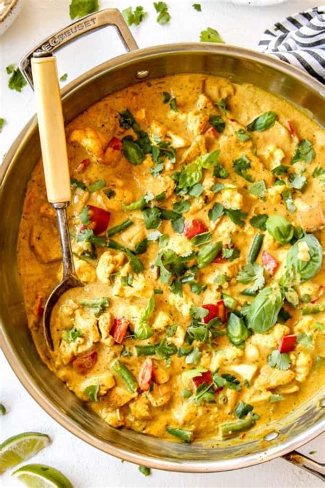 What is a good recipe for chicken curry? Coconut Curry Chicken - Carlsbad Cravings