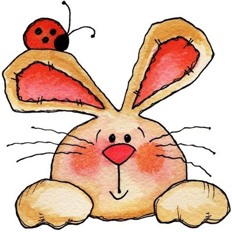 Conejito de pascua con huevo de pascua. imagen de conejo para imprimir-Imágenes y dibujos para ...