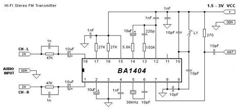 High Quality Stereo Fm Transmitter Circuit