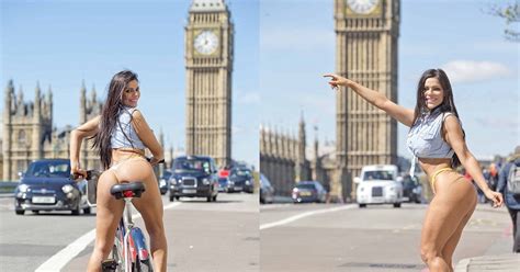 Brazil S Miss Bumbum Suzy Cortez Flaunts Her Famously Large Derriere As She Tours London