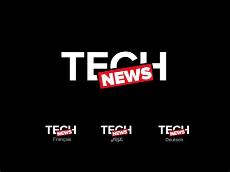 Tech News Logo Exploration By Driss Baidou On Dribbble