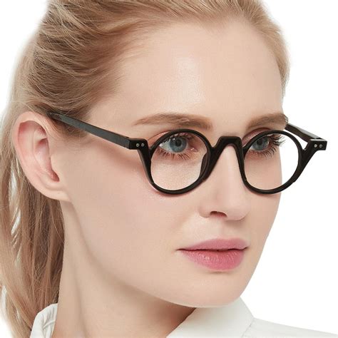 Occi Chiari Blue Light Glasses Women Computer Glasses Round Eyeglasses