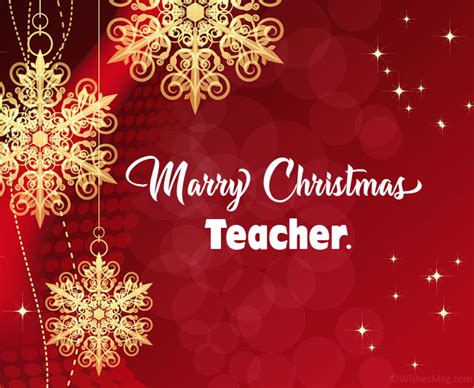 25 Merry Christmas Wishes For Teacher Wishesmsg