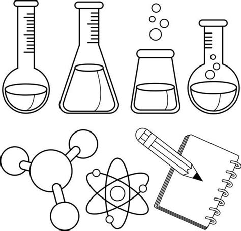 31 Desenhos De Química Para Imprimir E Colorirpintar
