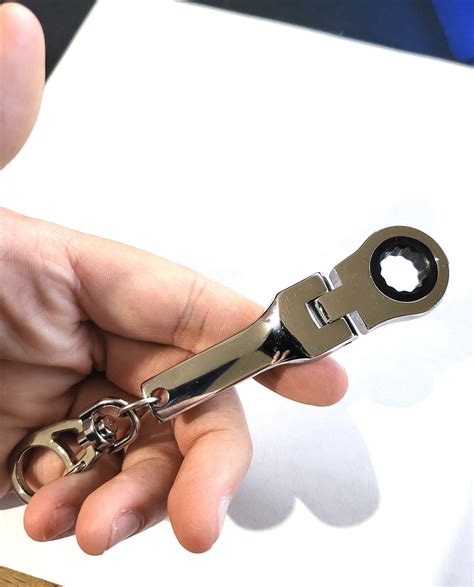 10mm Ratchet Wrench Keychain Key Ring Free Bonus Toy Spanner Etsy