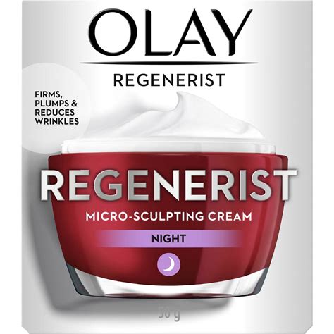 Olay Regenerist Micro Sculpting Night Face Cream Moisturiser 50g